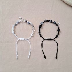 دستبند اسپرت مشکی سفید