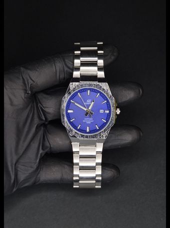 ساعت مردانه صفحه سرمه ای کاسیو ادیفایس Casio Edifice