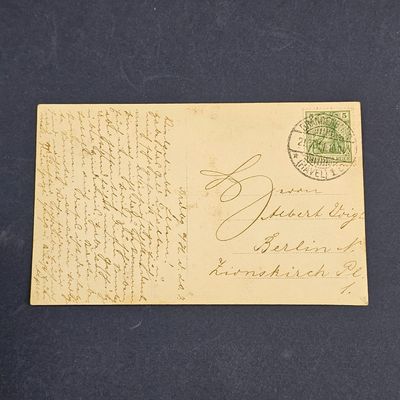 کارت پستال قدیمی رومانی سال1905