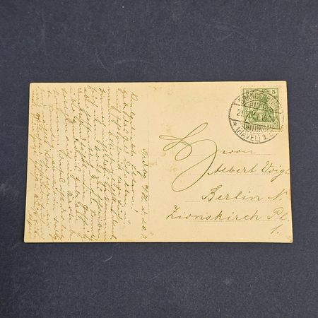 کارت پستال قدیمی رومانی سال1905