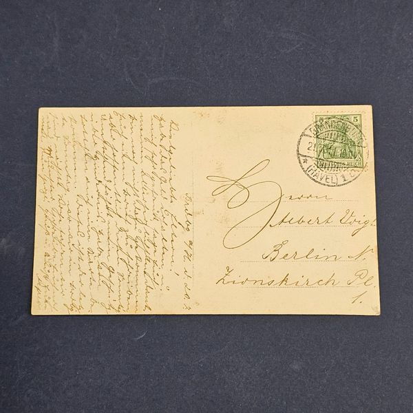 کارت پستال قدیمی رومانی سال1905