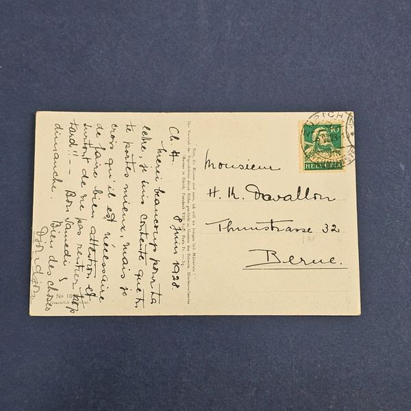 کارت پستال تمبردار سال 1928