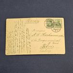 کارت پستال ارسالی به بانک شاهنشاهی ایران سال 1913