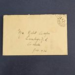 پاکت نامه انگلیسی بدون تمبر ارسال شده سال1941