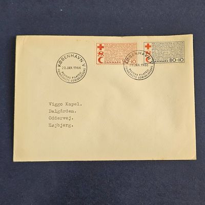 پاکت مهرروز یادبود صلیب سرخ جمعیت شیروخورشید سرخ ایران و هلال احمر