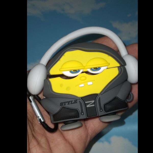 کاور فانتزی سیلیکونی Airpod Pro 2 طرح باب اسفنجی