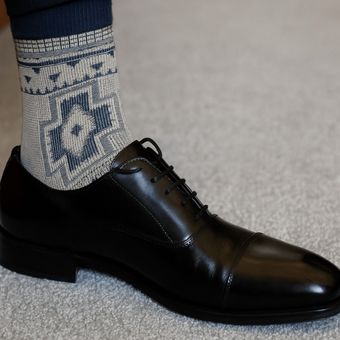 جوراب ساق بلند اسپرت نخ پنبه ترک طرح کلاسیک در 3 رنگ