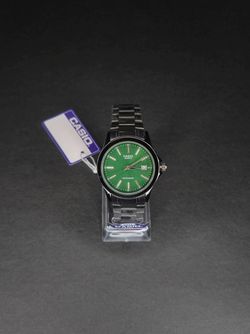 ساعت مچی مردانه طرح کاسیو mtp مشکی سبز کد1001