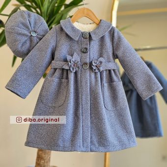 پالتوBella/آبی خاکستری