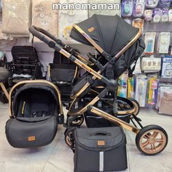 سرویس کالسکه مایلر مدل تیولی maeler tivoli با دسته کریر گلد جدید 2025