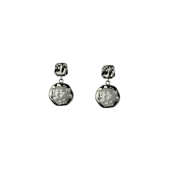 گوشواره مروارید گرد دفرمه 17-143