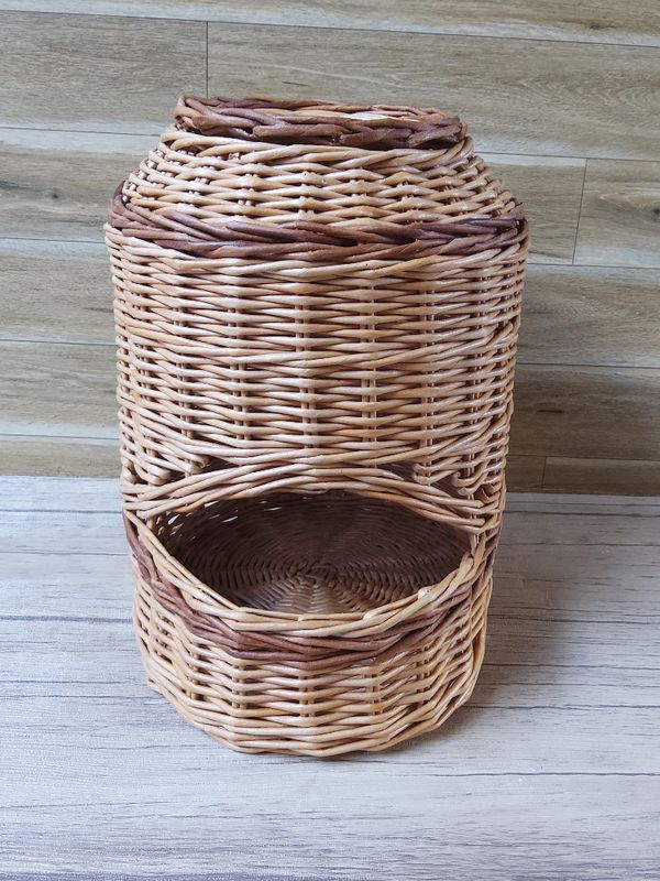 سبد سیبزمینی و پیاز حصیری راح