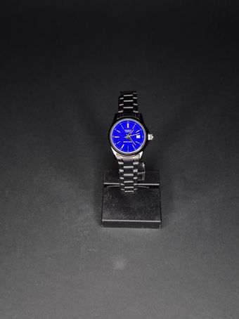 ساعت مچی زنانه طرح کاسیو mtp مشکی آبی کد1001