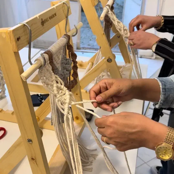 آموزش جامع مکرومه بافی از پایه تا فروش