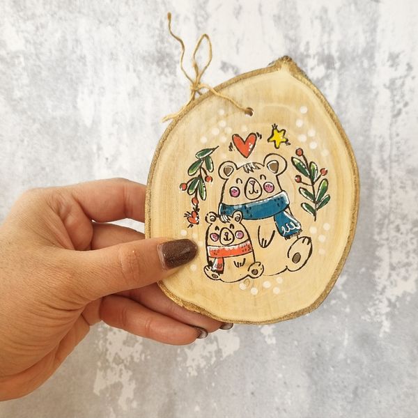 آویز کریسمسی با طرح های متنوع مخصوص کریسمس