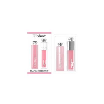 پک لیپ گلاس و بالم لب طرح دیور drohoo کیفیت اصلی فوق‌العاده در 6 رنگ