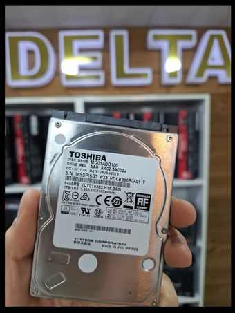 هارد دیسک اینترنال لپ تاپی توشیبا TOSHIBA ظرفیت 1 ترابایت (اصلی و کم کارکرد)