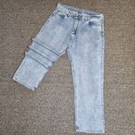 شلوارلی بگ کلاسیک آبی یخی