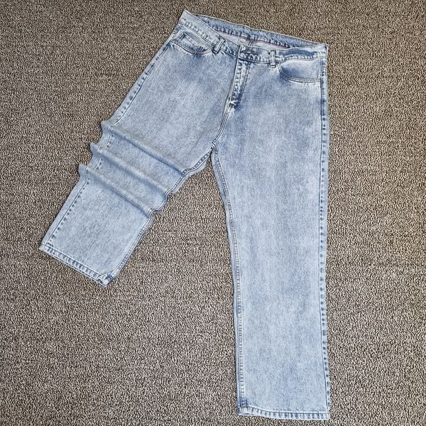 شلوارلی بگ کلاسیک آبی یخی