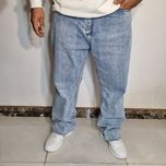 شلوارلی بگ کلاسیک آبی یخی