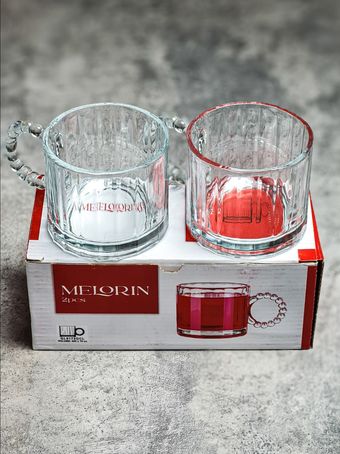 لیوان دسته مرواریدی 2عددی کد00101876