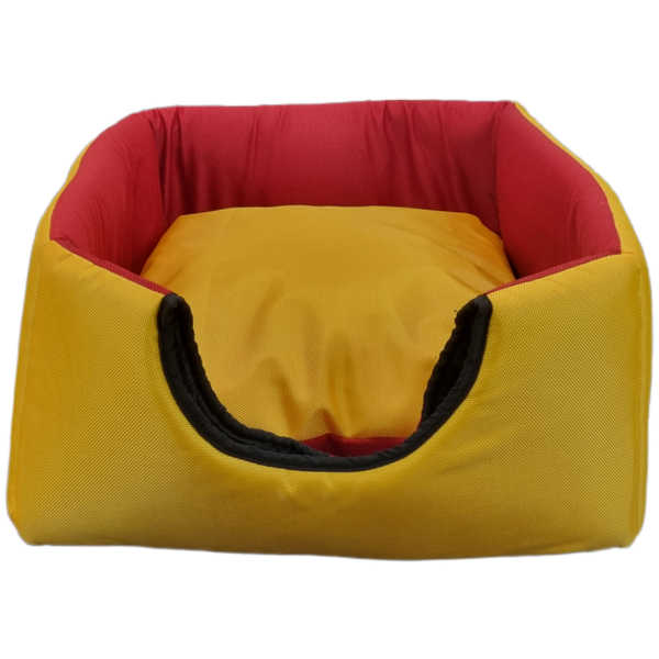 کلبه سه کاره لارج رنگ قرمز-زرد