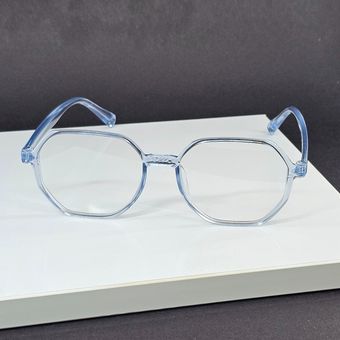 فریم عینک طبی دخترانه چندضلعی رنگ آبی مدل 1323