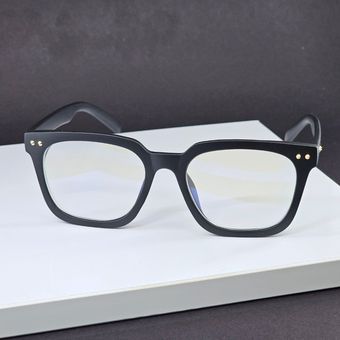 عینک طبی شیشه بلوکات مردانه رنگ مشکی مات مدل 1316