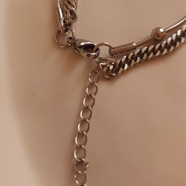 دستنبند دولاین کارتیر نقره ای