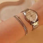 دستنبند دولاین کارتیر نقره ای