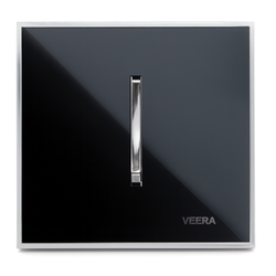 کلید و پریز ویرا مدل شهاب مشکی زه نقره ای
