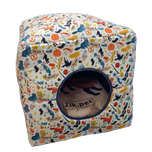 کلبه سه کاره عروسکی 50*50 مدل جنگل پاییزی