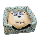 کلبه سه کاره عروسکی 50*50 مدل هاپو های عینکی