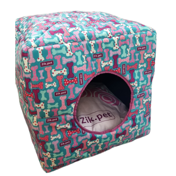 کلبه سه کاره عروسکی 50*50 مدل استخوان