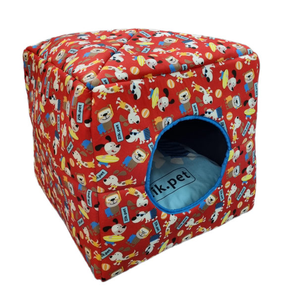 کلبه سه کاره عروسکی 50*50 مدل summer time