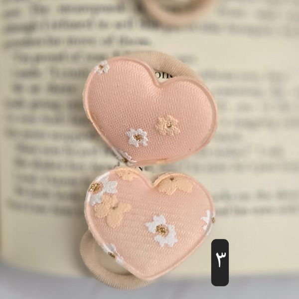 کش موی کوچک قلبی