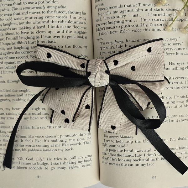 گیره فرانسوی پارچه قلبی