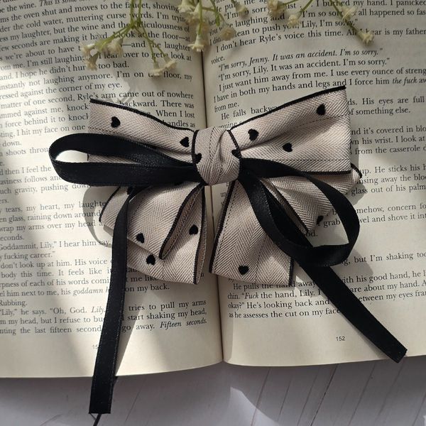 گیره فرانسوی پارچه قلبی