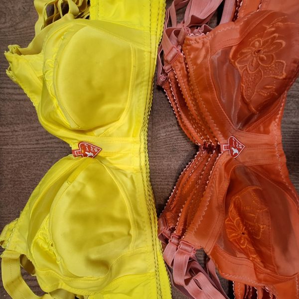 12 عدد سوتین گلدوزی کش باریک سایز 70 و 75 و 80 و 85