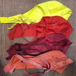 12 عدد سوتین گلدوزی کش باریک سایز 70 و 75 و 80 و 85