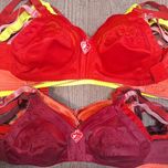 12 عدد سوتین گلدوزی کش باریک سایز 70 و 75 و 80 و 85