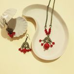 نیم ست یلدا طرح انار