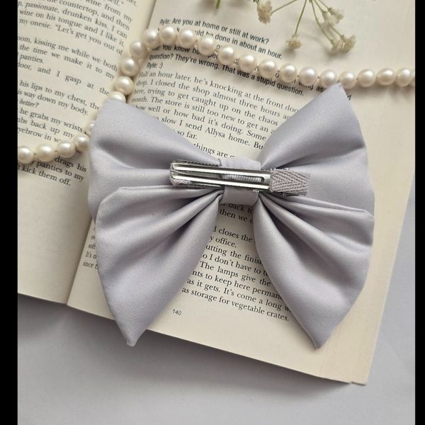 گیره انبری پارچه ای طوسی