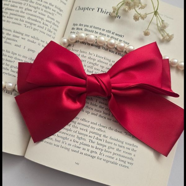 گیره فرانسوی ساتنی پاپیونی