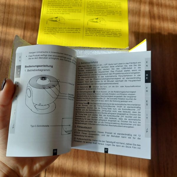 پروژکتور کهکشانی دیسک خور  مدل BL-DQY02 اورجینال ( سفارش اروپا )