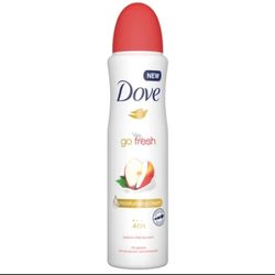اسپری دئودورانت زنانه داو مدل GO FRESH رایحه سیب و چای سفید