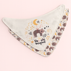 دستمال گردن دو عددی مخمل طرح خواب شیرین