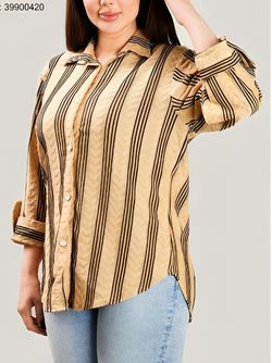 شومیز زنانه دکمه دار فری سایز