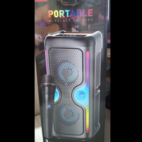 اسپیکر بلوتوثی شارژی میکروفن دار رقص نور KTS2223