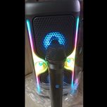 اسپیکر بلوتوثی شارژی میکروفن دار رقص نور KTS2223